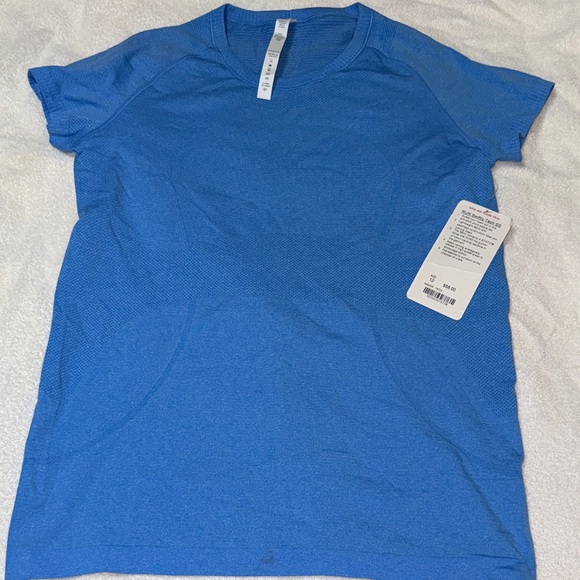 lululemon athletica Blue Short Sleeve Tee Run Swiftly Tech - Picture 1 of 7